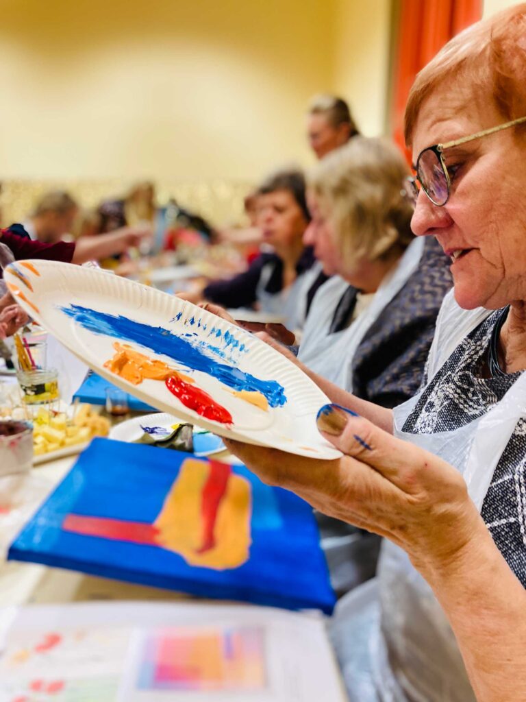 Firmapidu koos lõuendile maalimise töötoaga Pärnus Koputa 3x sündmusstuudios